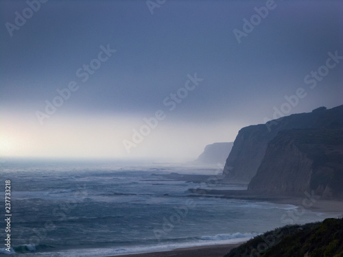 foggy morning on the Central Coast, California