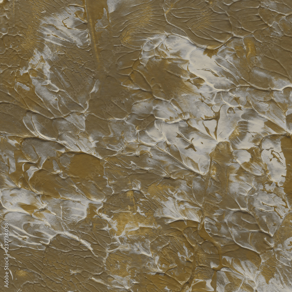 Gold acrylic paper textures on white background. Chaotic stylish abstract organic design. Gold acrylic paper textures on white background. Chaotic stylish abstract organic design.