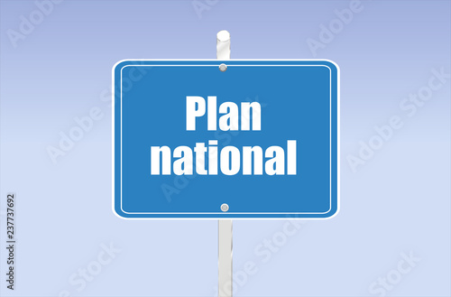 panneau plan national