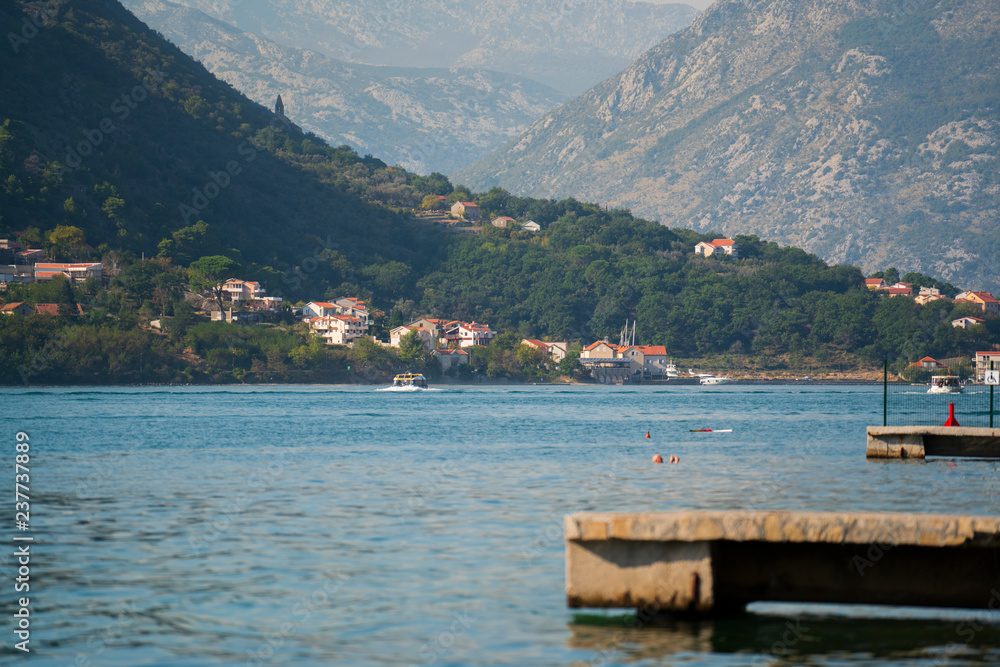 Obraz premium Bay of Kotor in Montenegro