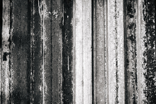 black and white texture of old boards. grunge