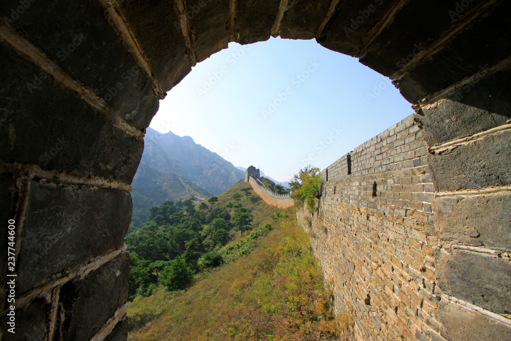 China ancient Great Wall building landscape