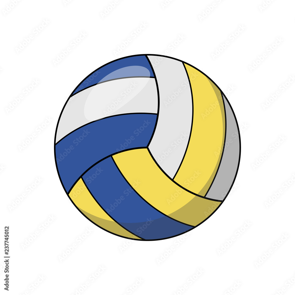 Icons of a volleyball. Sport concept, volleyball. Vector illustration. Icons of a volleyball. Sport concept, volleyball. Vector illustration.