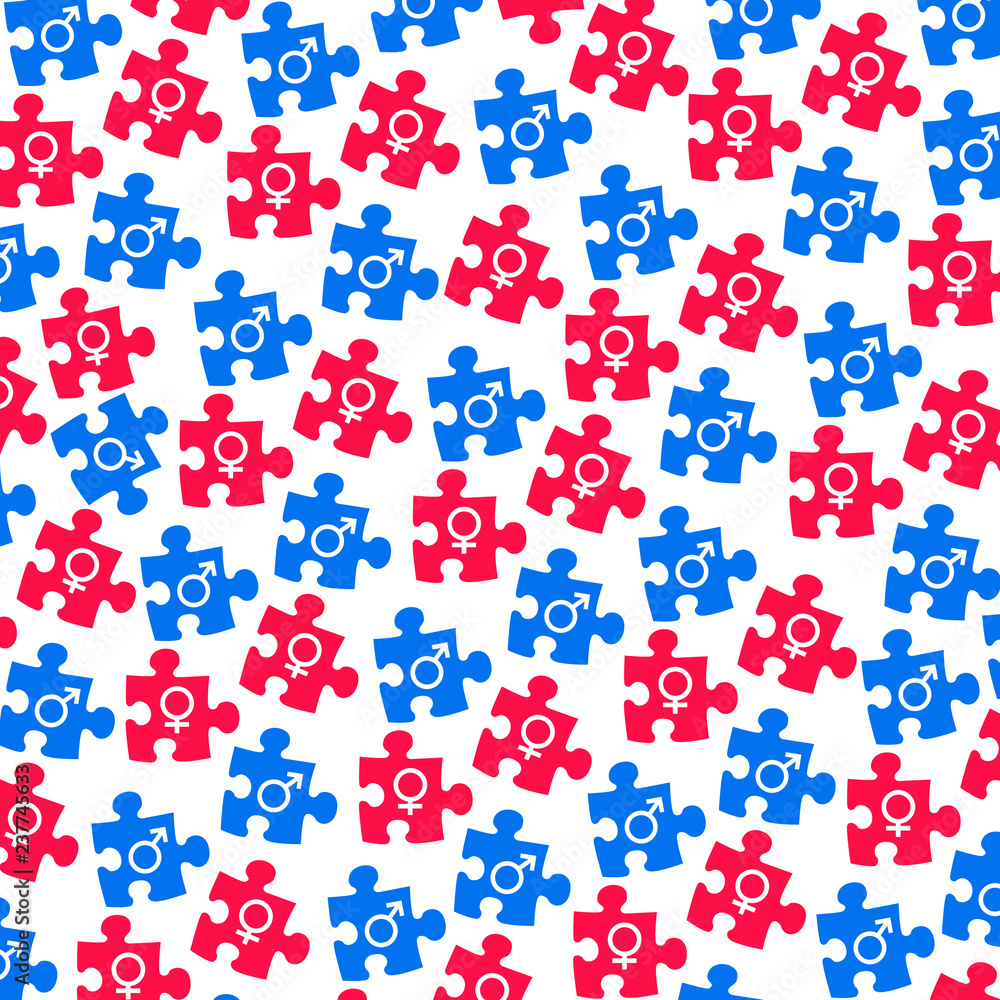 Gender symbols puzzle Gender symbols puzzle
