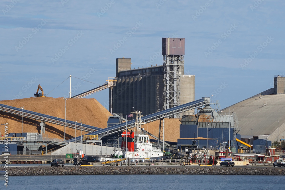 Sand mining field Sand mining field