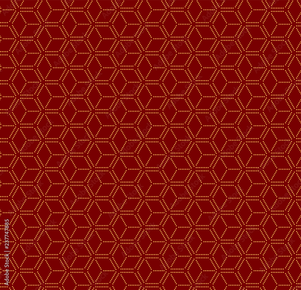 Chinese New Year seamless geometric pattern, golden on red. Vector illustration. Flat style design. Concept for holiday banner, greeting card, decorative element, textile print, wrapping paper. Chinese New Year seamless geometric pattern, golden on red. Vector illustration. Flat style design. Concept for holiday banner, greeting card, decorative element, textile print, wrapping paper.