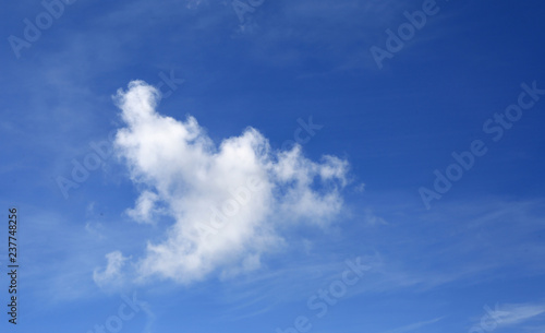 alone cloud in sky