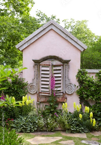 Old shed in garden