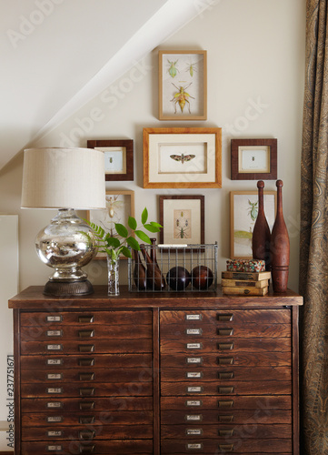 Still life on rustic dresser