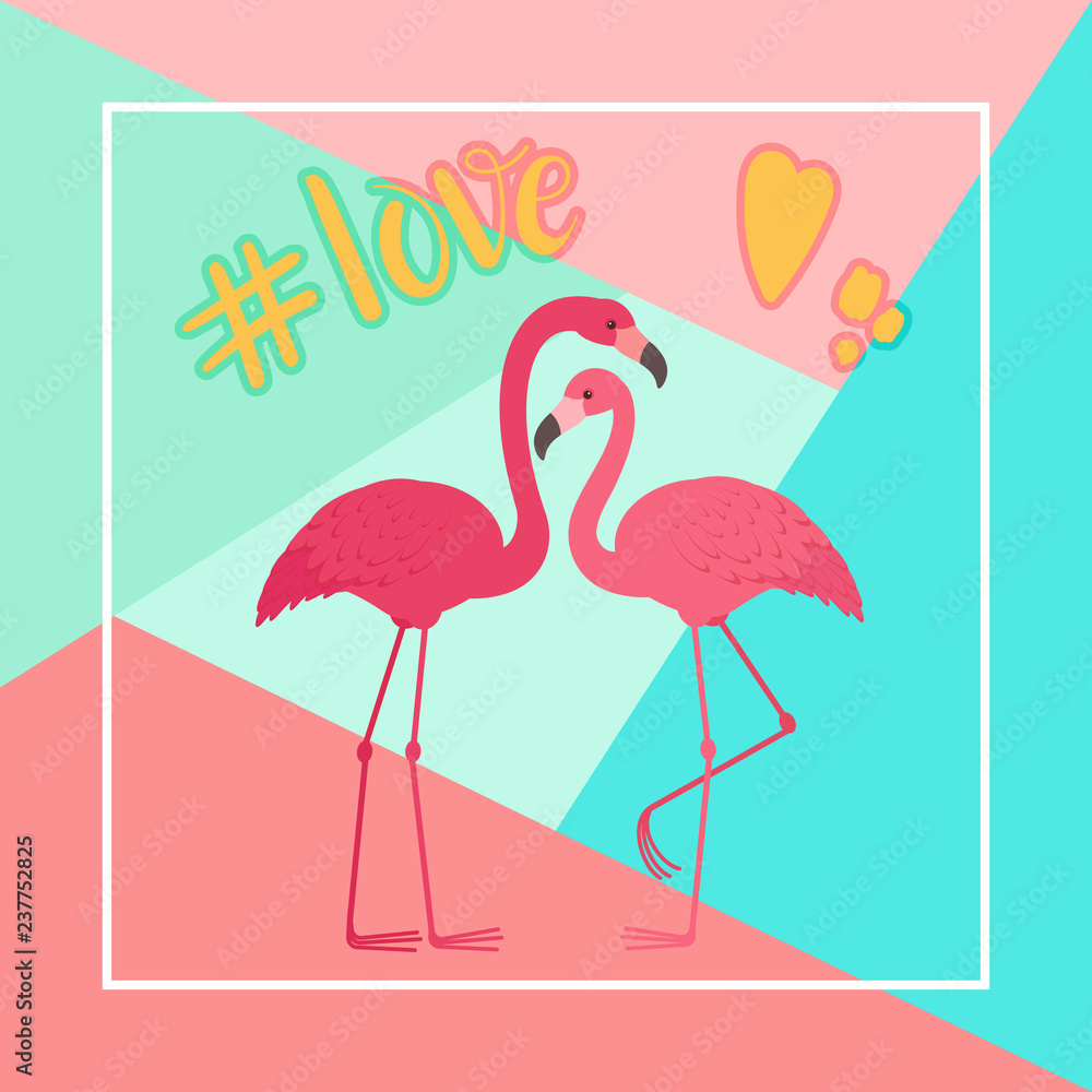 Fototapeta premium Valentine's Day greeting card template