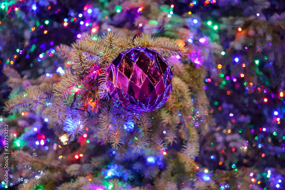 Christmas tree close up background Christmas tree close up background