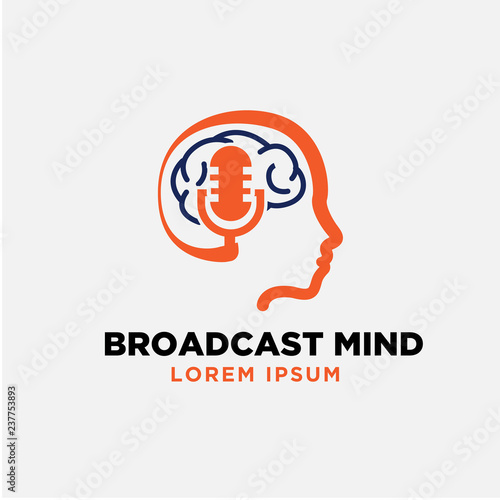 broadcast mind logo designs