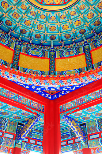 Chinese style painted ceiling