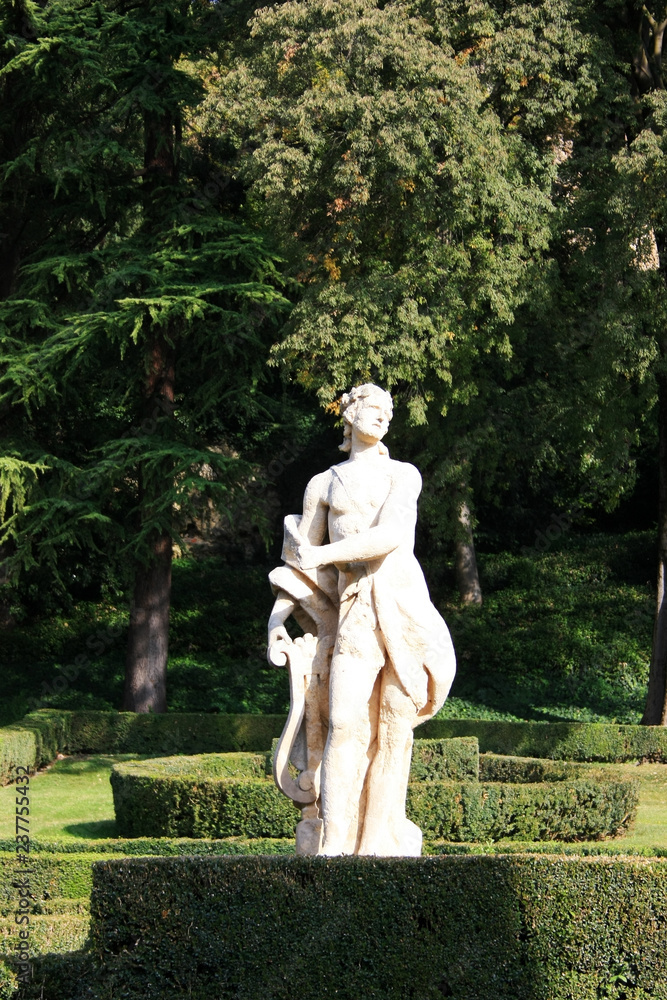 Ancient roman sculpture in the park Ancient roman sculpture in the park