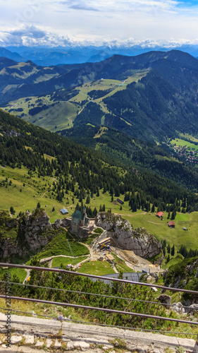 Smartphone HD Wallpaper of beautiful alpine view at the Wendelstein - Bavaria - Germany