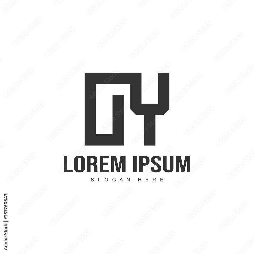 Initial letter logo template. Minimalist letter logo Initial letter logo template. Minimalist letter logo