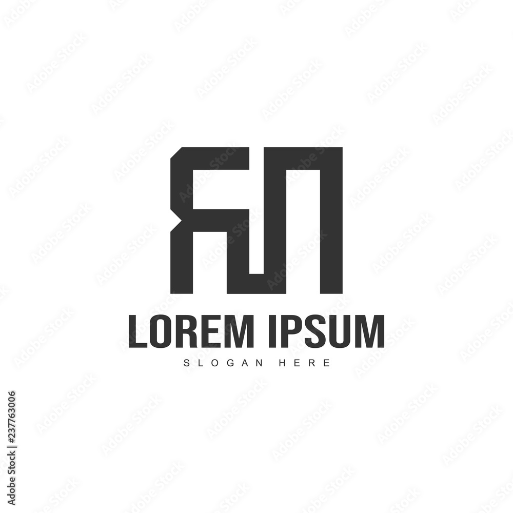 Initial letter logo template. Minimalist letter logo Initial letter logo template. Minimalist letter logo