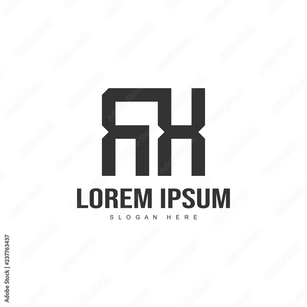 Initial letter logo template. Minimalist letter logo Initial letter logo template. Minimalist letter logo