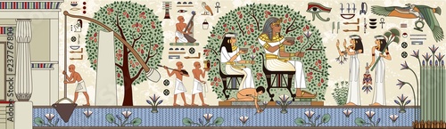 Egyptian hieroglyph and symbolAncient culture sing and symbol.Pharaoh.Historical background.