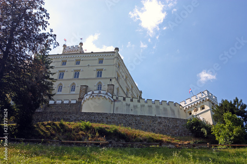 Trakoscan, castle in Croatia photo