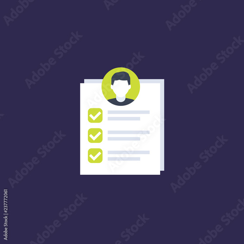 job qualifications icon