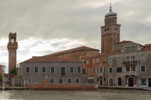 Murano Island - part of Venice, ancient architecture photo