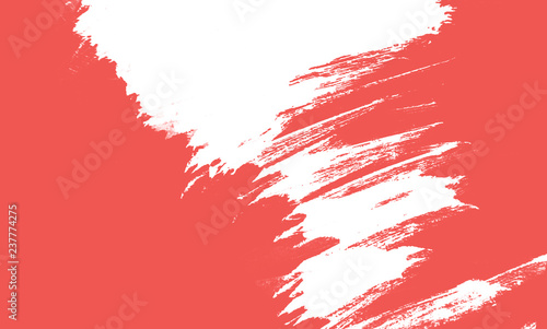 living coral, color of the 2019 year paint stroke