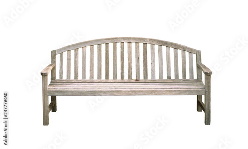 bench isolated on white background