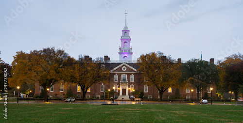 фотографія Capital Building State House Dover Delaware at Dawn