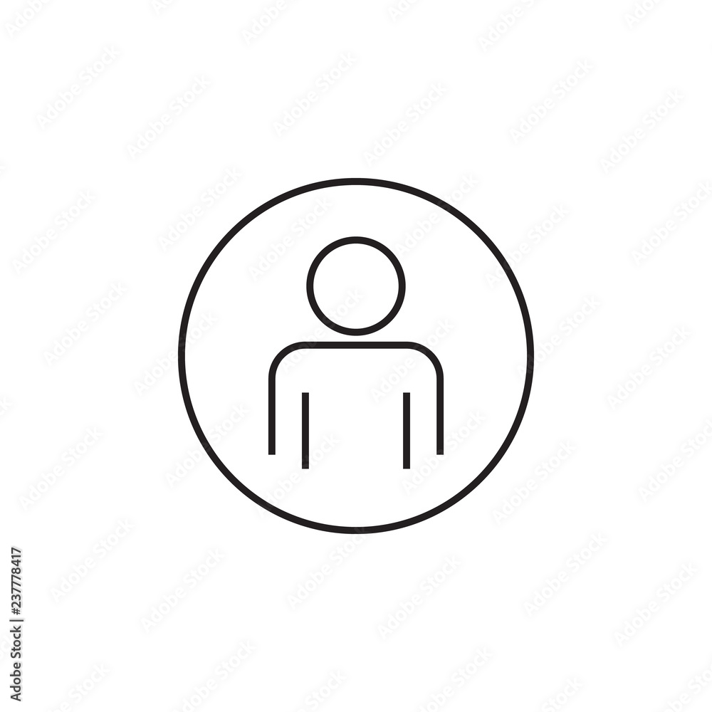 Avatar, businessman icon. Signs and symbols icon can be used for web, logo, mobile app, UI, UX Avatar, businessman icon. Signs and symbols icon can be used for web, logo, mobile app, UI, UX