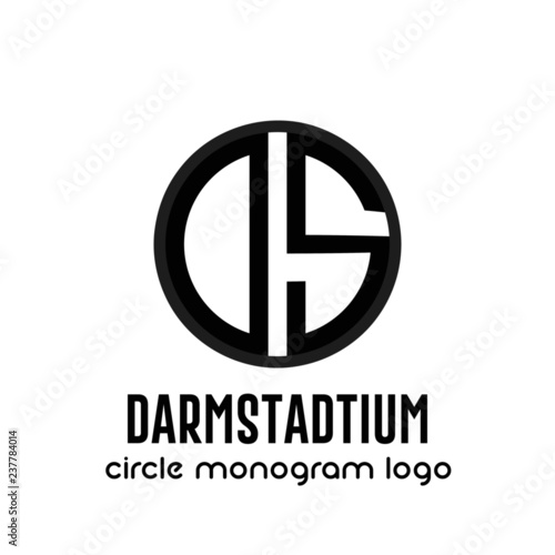 Simbolo identità monogramma logotipo emblema business logo club nome vettoriale