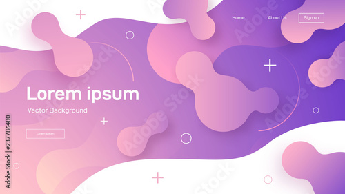 Liquid dynamic background