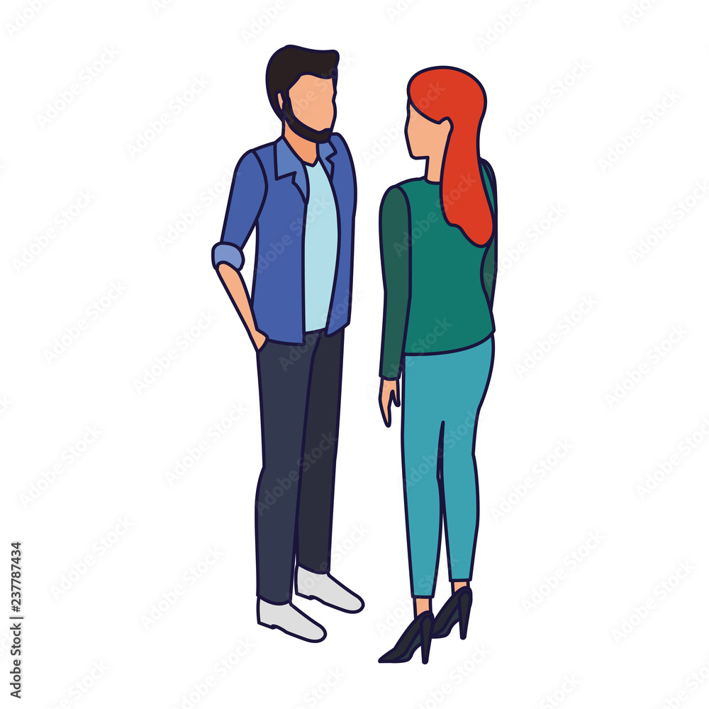 Isometric people avatar Isometric people avatar
