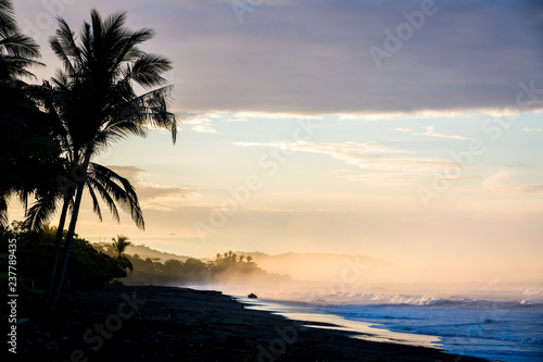 Playa Ostional at sunrise