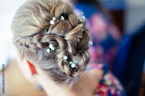 Bridesmaid up do