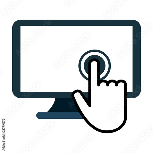 Cursor on computer