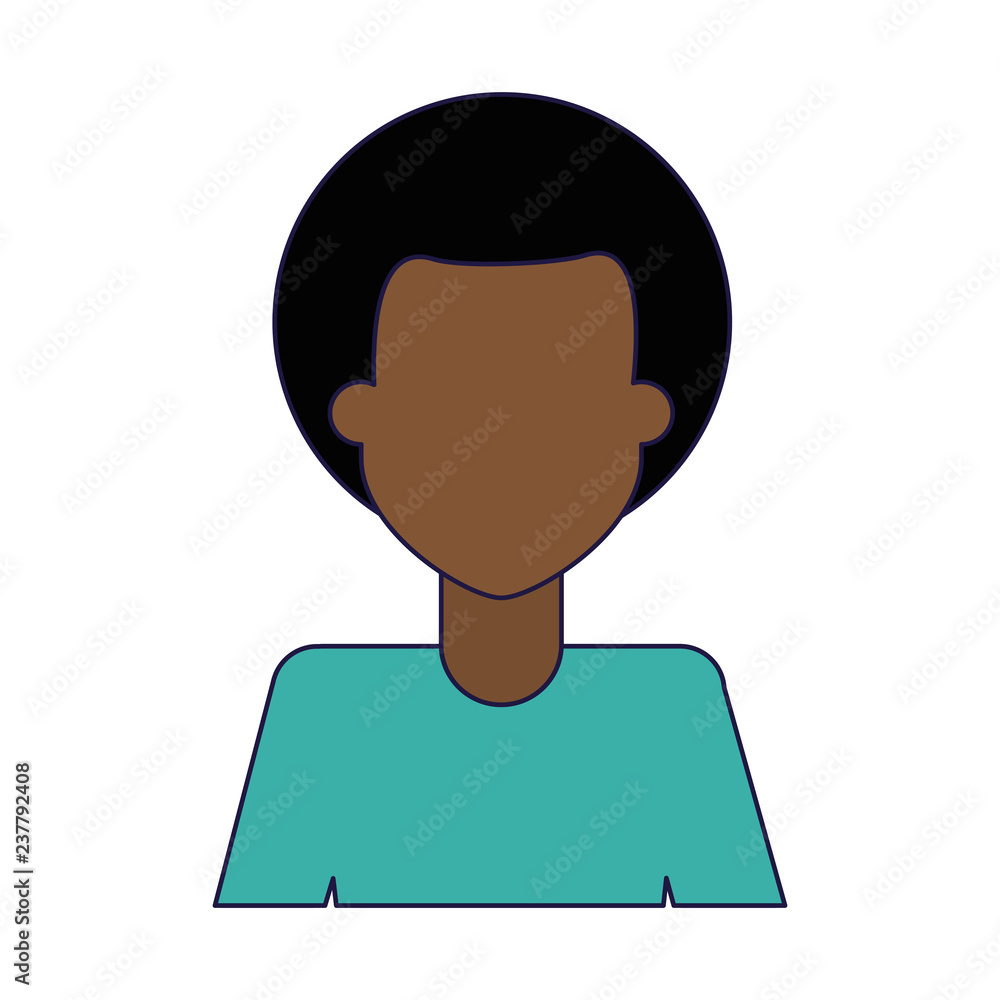 Afro man avatar