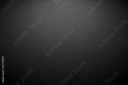 Dark horizontal background with brush texture. Vector background with lighting.