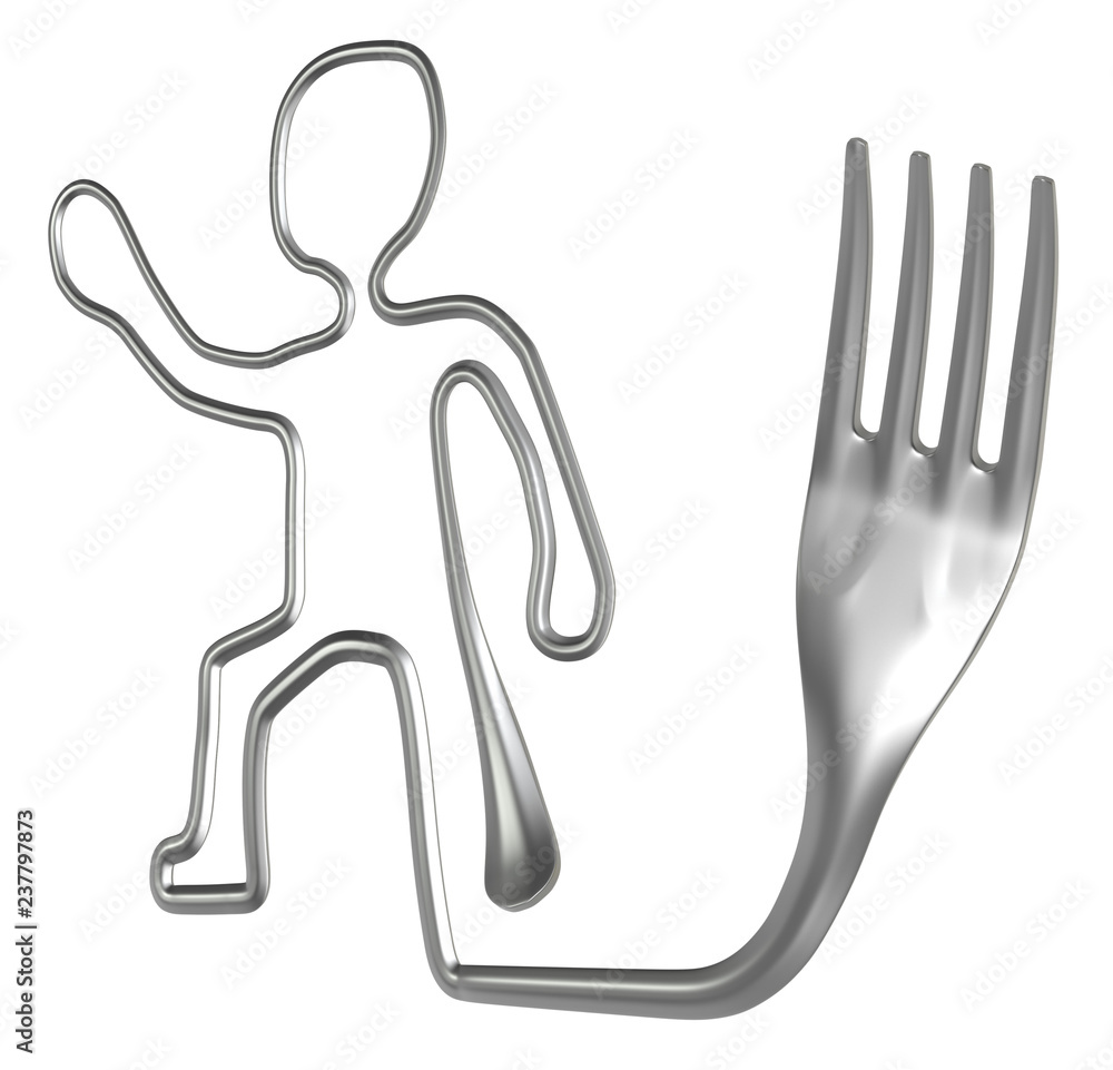 Fork Metal Figure Fork Metal Figure