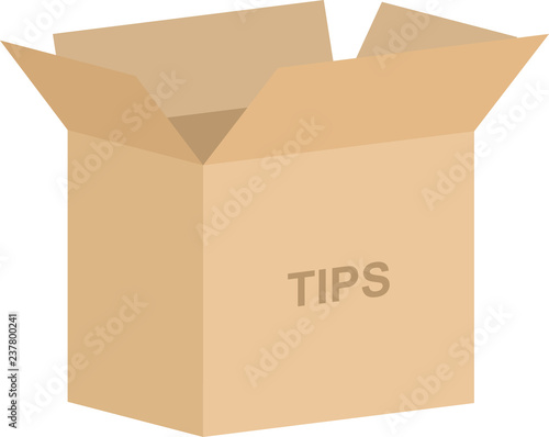 Tipping Box Vector