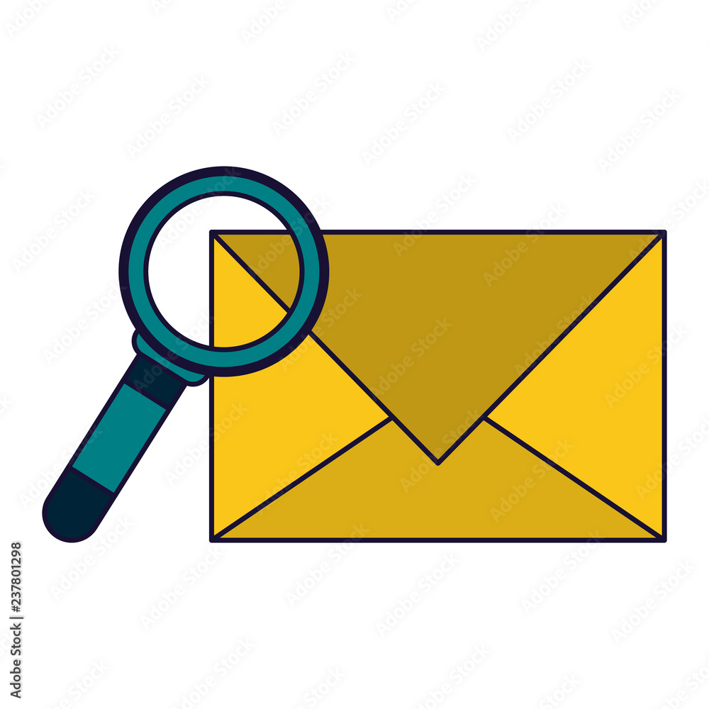 email and magnifying glass email and magnifying glass