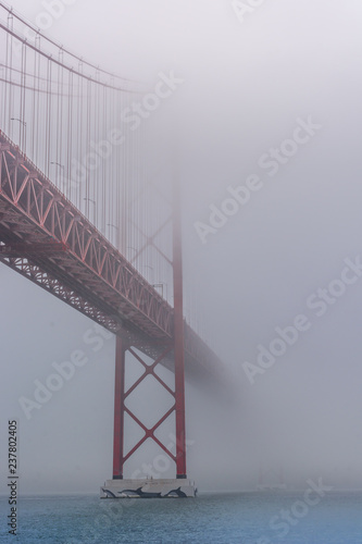 Mystic Foggy Bridge