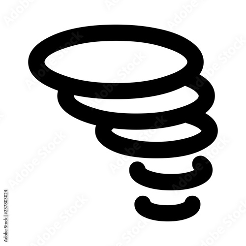 Tornado Icon Illustration