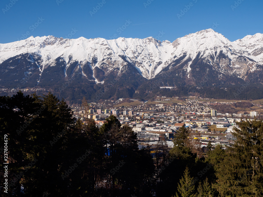 Innsbruck and Alps