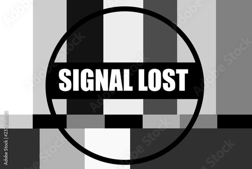 retro television test pattern