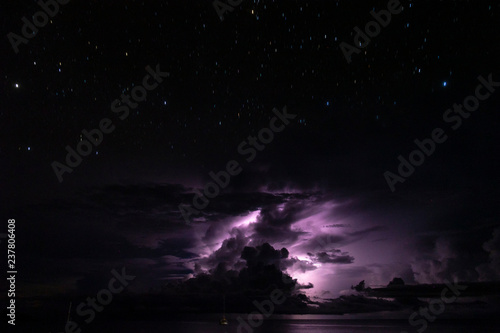 Tempesta di fulmini notturna, Capurganà, Colombia © Emiliano