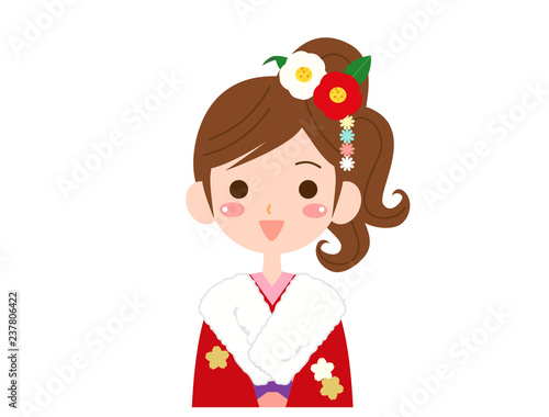 着物7　女性　上半身