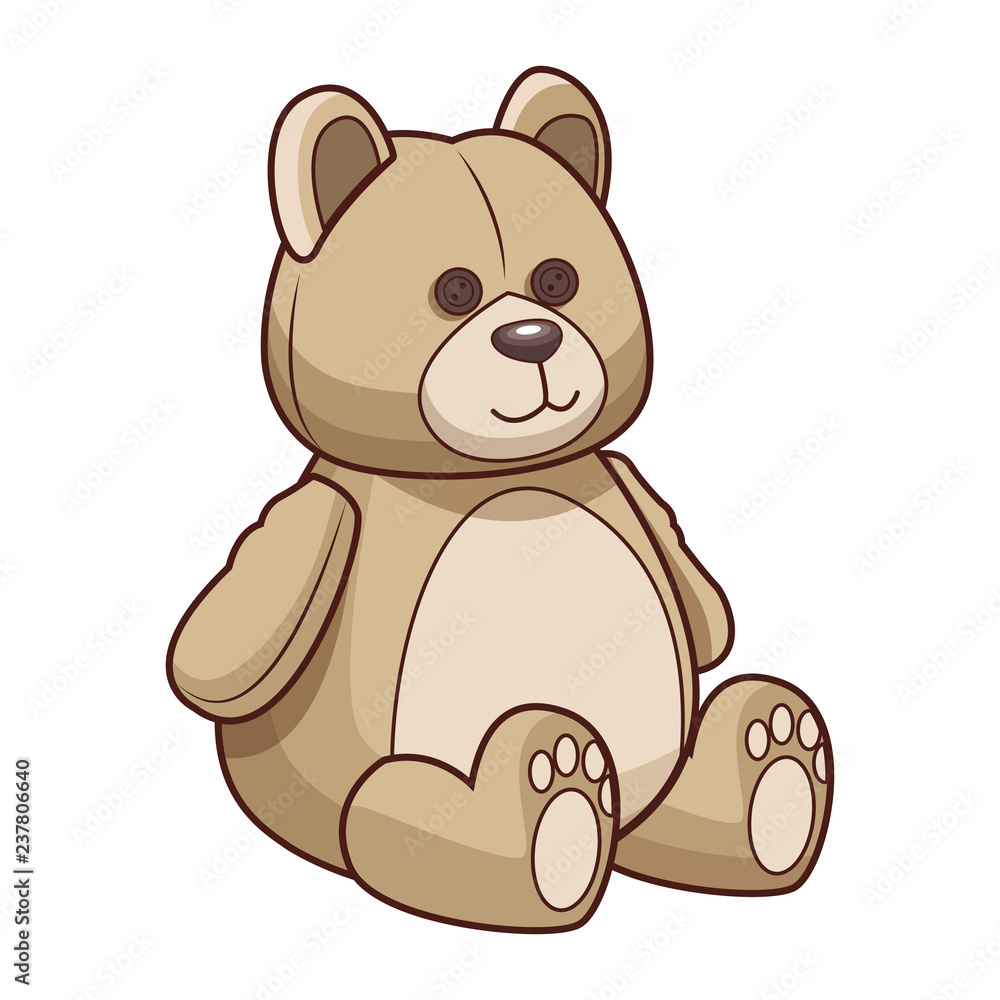 Obraz premium Teddy bear cartoon