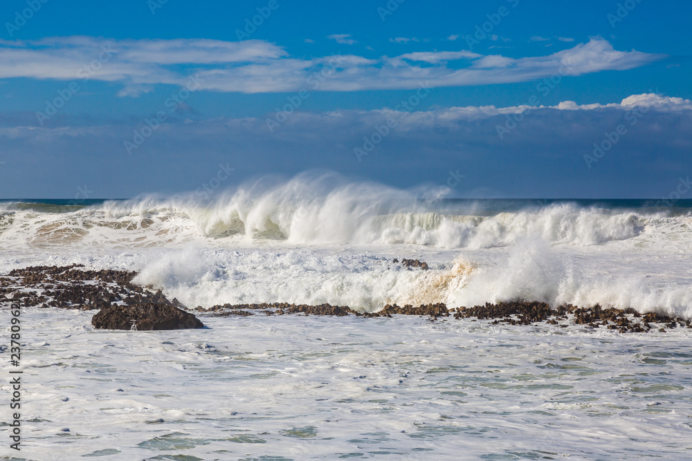 Waves of surf stormy Atlantic near Safi Waves of surf stormy Atlantic near Safi
