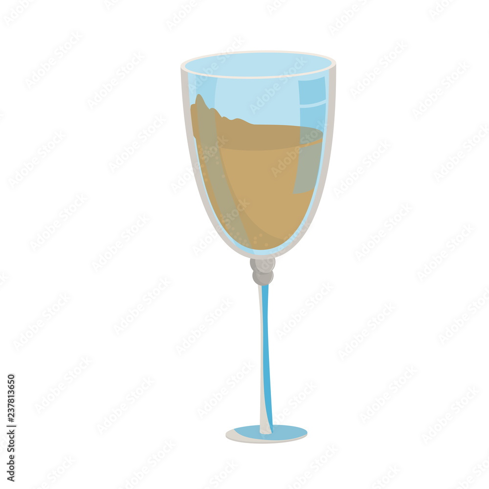 Champagne cup isolated Champagne cup isolated
